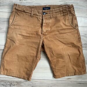 Paul Smith Tan Men's cotton  twill chino Shorts size 30 button fly